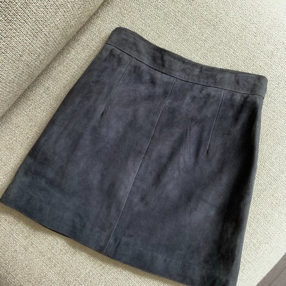 All Saints Sueded Mini Skirt - Picture 2 of 4
